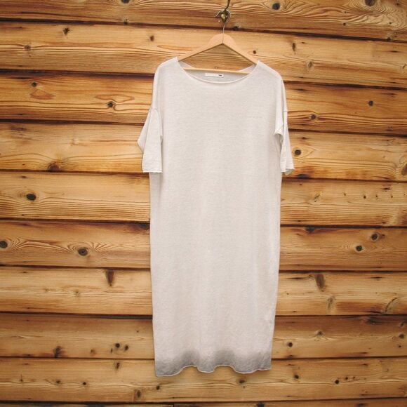 Evam Eva Knit Linen Dress - Picture 1 of 8